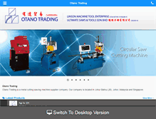 Tablet Screenshot of otanosaw.com